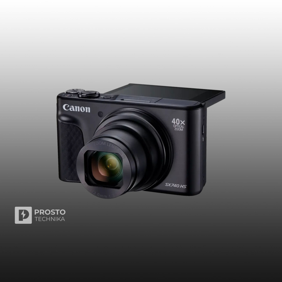 Фотоаппарат Canon PowerShot SX740 HS, чёрный